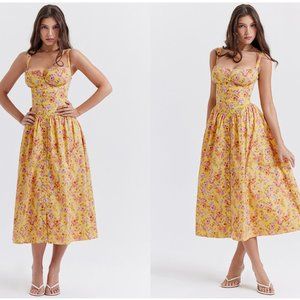 House of CB ‘Tatiana’ Butter Print Midi Floral Sundress